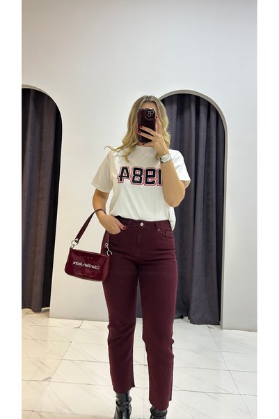 MERVENS Embroidered Basic Tshirt