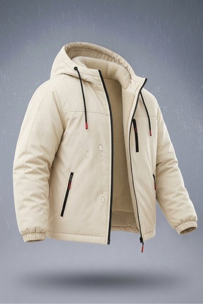 FASHION Men's Thick Water and Cold Resistant Winter Fur Premium Coat