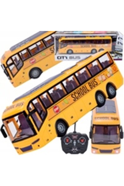 Skleplolki Autobuz Școlar RC Muncipal Controlat de la Distanță 1:30