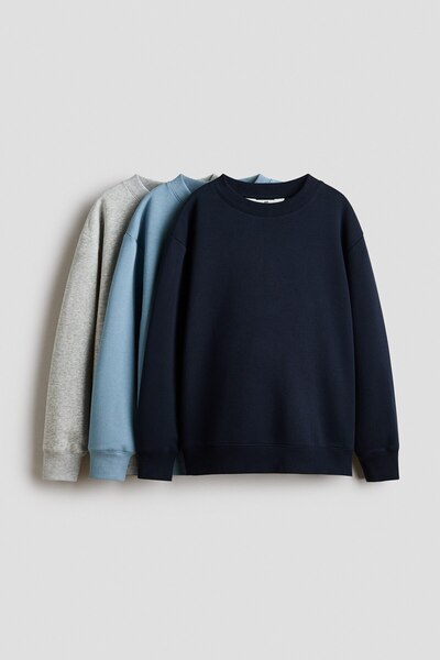 H&M 3'lü İçi Tüylü Sweatshirt