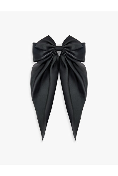 Koton Satin Textured Bow Hair Clip