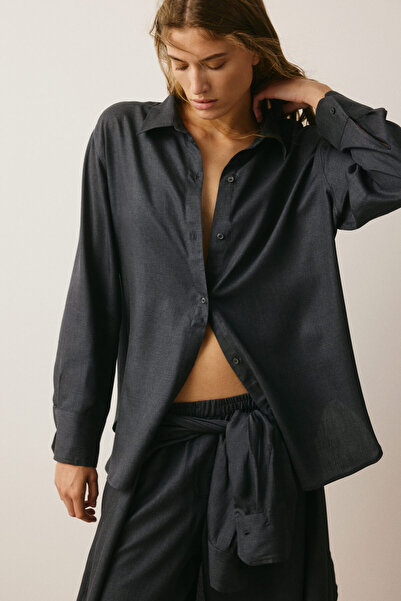 H&M Lyocell Gabardin Gömlek