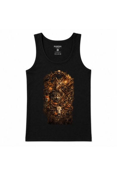 Rabona Fashion Midnight Forest Guardians – Owl, Wolf & Wild Nature Graphic Ta...