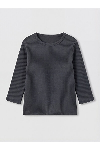 LC Waikiki Crew Neck Ribbed Baby T-Shirt
