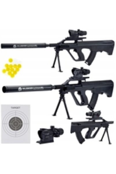 Skleplolki Pistol cu bile imitatie AUG Laser pentru copii