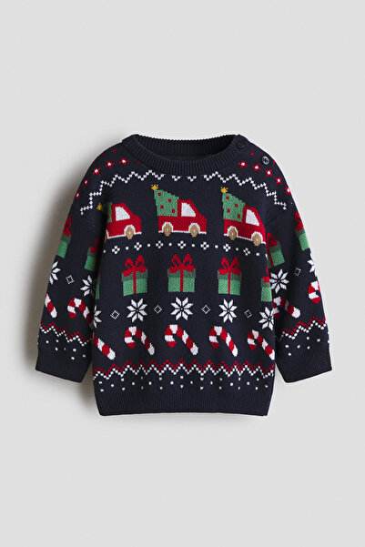 H&M Jakarlı Triko Kazak