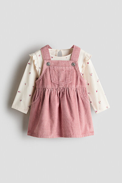 H&M Tulum Elbise ve Üst İçeren 2 Parçalı Set