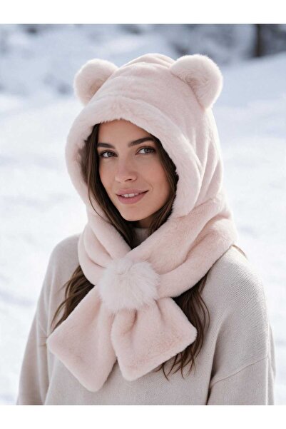Aware Time Women's Fox Long Plush Beret
