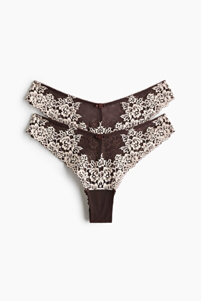 H&M 2’li Dantel Brazilian Külot