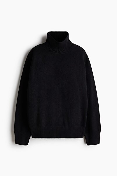 H&M Yarım Balıkçı Yakalı Oversize Kazak