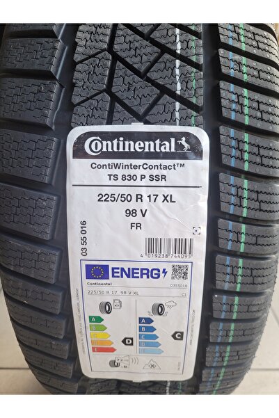 Continental 225/50r17 WinterContact TS830P SSR 98V XL Set Olarak (4ADET) (Run...