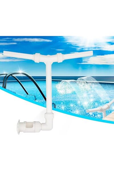 bolivia's Swimming Pool Waterfall Fountain Spray, Dual Head Adjustable Pressu...