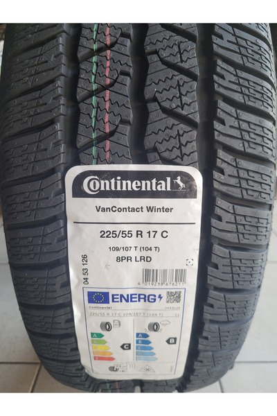 Continental 225/55R17C Van Contact Winter Set Olarak (4ADET) C TİPİ (Yük) 109...