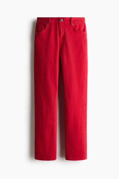 H&M Dar Paçalı Gabardin Pantolon