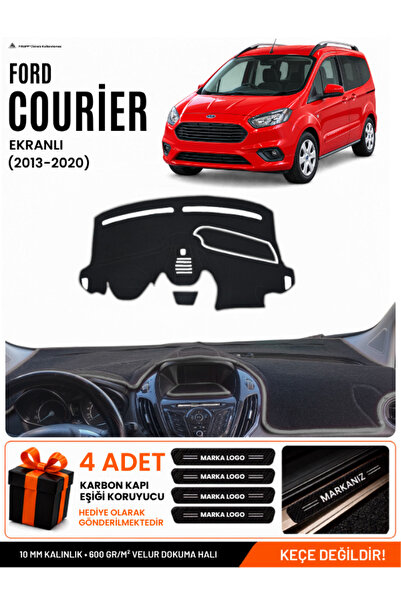 e-biz Ford Courier (2013-2020) Compatible Glove Box Cover with Screen, Glove ...