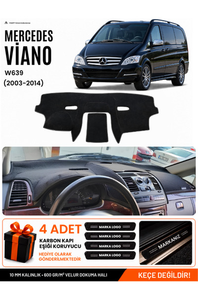 e-biz Mercedes Viano W639 (2003-2014) Compatible Glove Box Cover, Glove Box C...