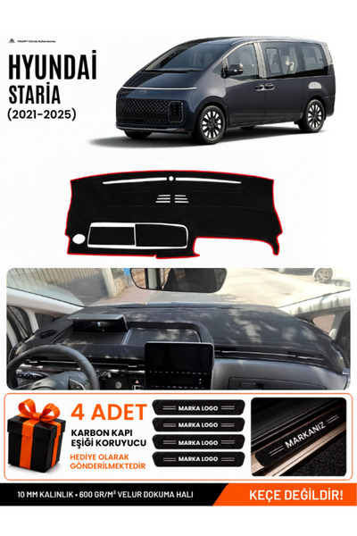 e-biz Hyundai Staria (2021-2025) Compatible Glove Box Cover, Glove Box Case -...