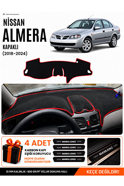 e-biz Nissan Almera Covered (2000-2006) Compatible Glove Box Cover, Glove Box...