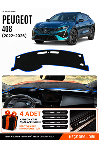 e-biz Peugeot 408 (2022-2026) Compatible Glove Box Protection, Glove Box Cove...