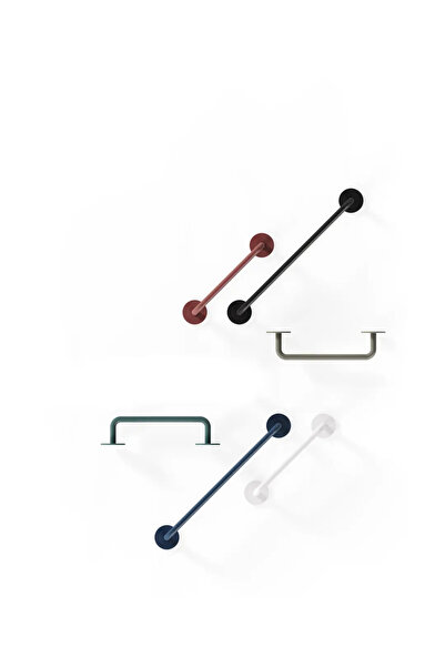 Generic Brand Milano Design 160 mm Furniture Handle - Color Options - Pipe Type Cabinet and Drawer Handle