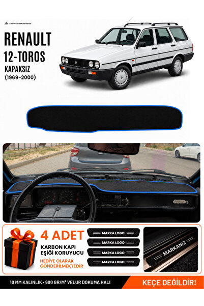 e-biz Renault 12 Toros Without Cover (1969-2000) Compatible Glove Box Cover, ...