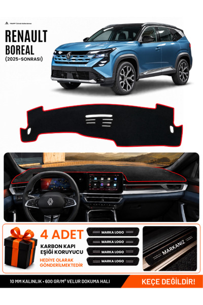 e-biz Renault Boreal (2025-Onwards) Compatible Dashboard Cover, Dashboard Cas...