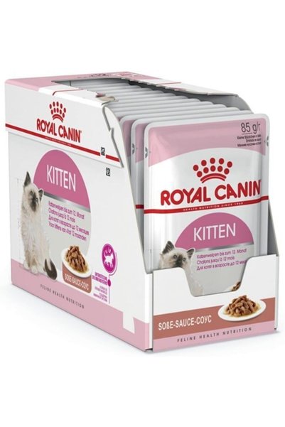 Royal Canin Kitten Gravy Yavrukedi Konservesi, 85g, 6 Adet