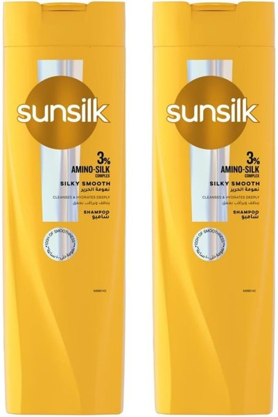 Sunsilk Shampoo, Silky Smooth, for instantly stronger and touchably smoother ...