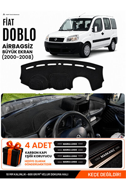 e-biz Fiat Doblo (2000-2008) Large Screen Without Airbags Compatible Glove Bo...