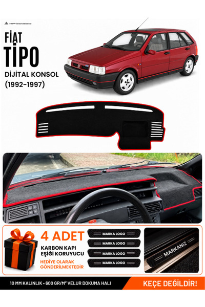 e-biz Fiat Tipo (1992-1997) Digital Console Compatible Glove Box Cover, Glove...