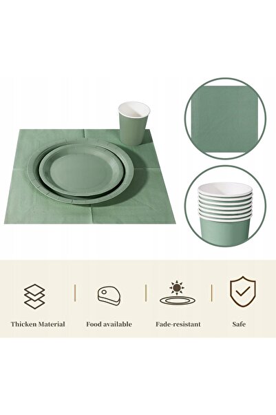 NO BRAND SET DE VASE DE HÂRTIE CERAMICE DE UNICĂ FOARTEZĂ PENTRU PETRECERE, V...