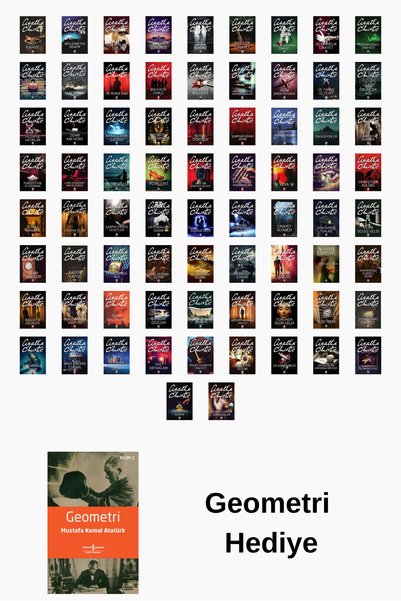Altın Kitaplar Agatha Christie 74 Kitap Seti + Geometri