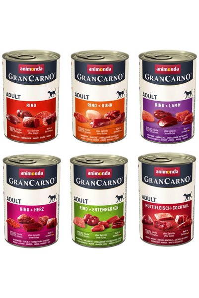 Animonda Grancarno 6 Çeşit Karma Köpek Konserve 400 Gr. x 6 Adet