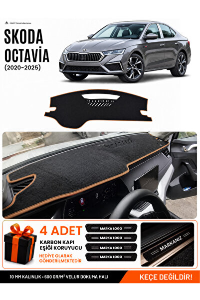 e-biz Skoda Octavia (2020-2025) Compatible Dashboard Cover, Dashboard Case - ...