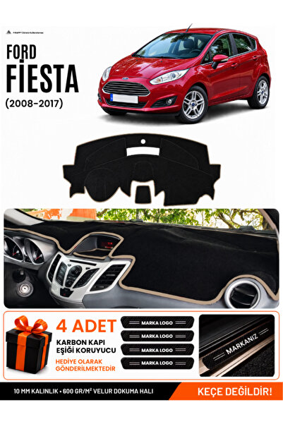 e-biz Ford Fi̇esta (2008-2017) Compatible Glove Box Protection, Glove Box Cov...
