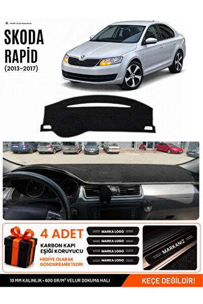 e-biz Skoda Rapid (2013-2017) Compatible Glove Box Protection, Glove Box Cove...