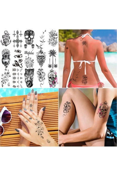 NO BRAND TATUAJ TEMPORAR X64 SET DE TATUAJE FALSE 200+ MODELE DIFERITE