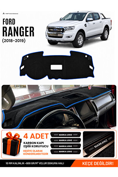 e-biz Ford Ranger (2018-2019) Compatible Glove Box Protection, Glove Box Cove...