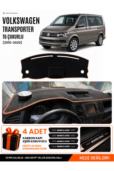 e-biz Volkswagen Transporter T6 Poled (2015-2020) Compatible Dashboard Cover ...