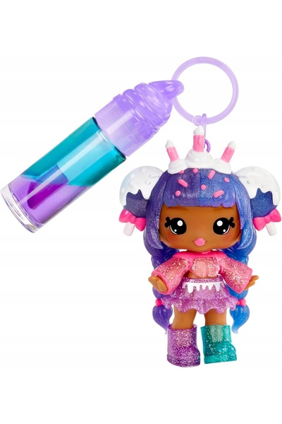 NO BRAND LALKA YUMMILAND Carly Cakepop SET DE GLOSS DE BUZE CARE ÎNCHIDEȚI CU...