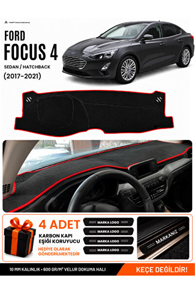 e-biz Ford Focus 4 (2017-2021) Compatible Dashboard Cover, Dashboard Case - B...