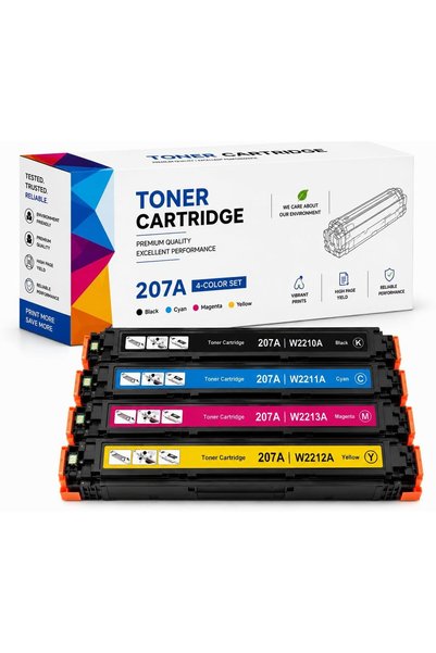 Gateway Gate Way 207A Value Pack High Yield Toner Cartridge Is Compatible wit...