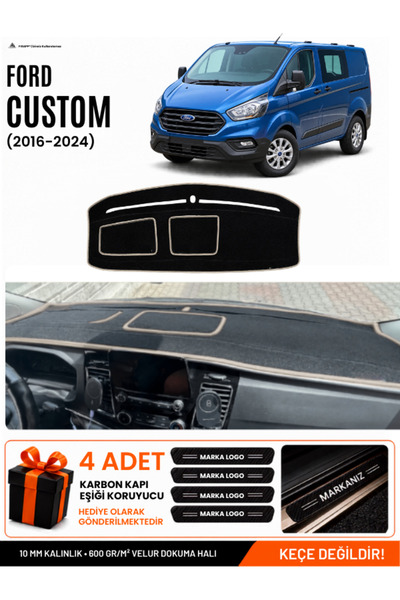 e-biz Ford Transit Custom (2016-2024) Compatible Glove Box Cover, Glove Box C...