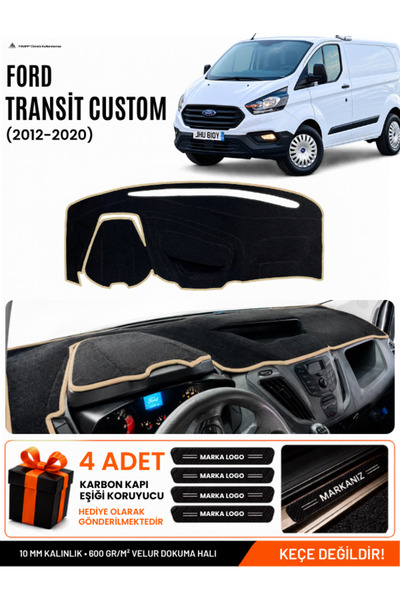 e-biz Ford Transit Custom (2012-2020) Compatible Glove Box Cover, Glove Box C...
