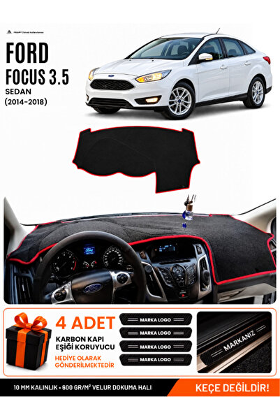 e-biz Ford Focus 3.5 Sedan (2014-2018) Compatible Dashboard Cover, Dashboard ...