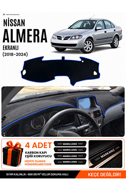 e-biz Nissan Almera Screened (2000-2006) Compatible Glove Box Cover, Glove Bo...