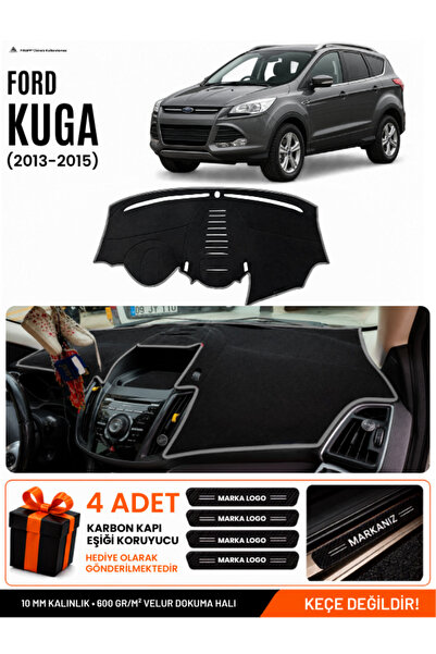 e-biz Ford Kuga (2013-2015) Compatible Glove Box Protection, Glove Box Cover,...