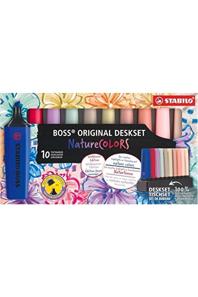 Stabilo Boss Nature Colors Wildflowers Edition 10LU Fosforlu Kalem Seti