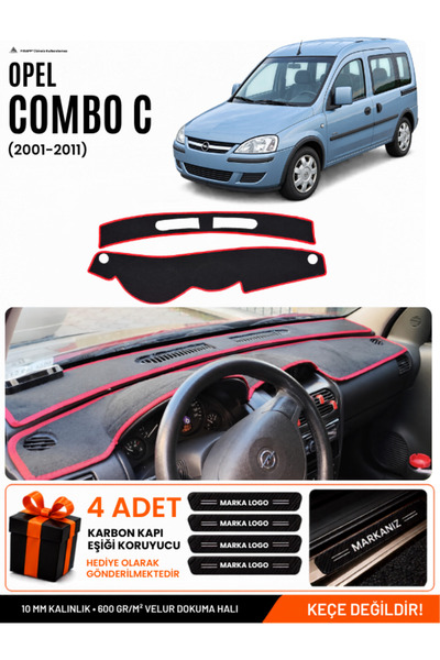 e-biz Opel Combo C (2001-2011) Compatible Glove Box Cover, Glove Box Case - B...