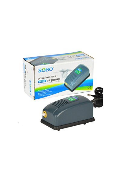 Sobo SB-108 Hava Motoru Tek Çıkış 2.5 Watt Güçlü Akvaryum Hava Pompası Uzun Ömürlü